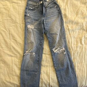 Level 99 straight leg ripped Jean
